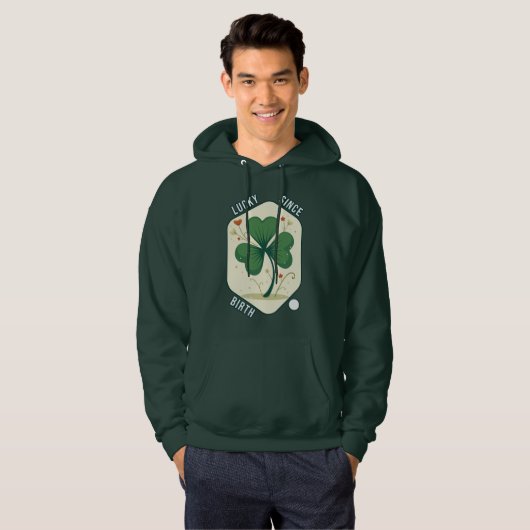 Good Luck Shamrock St Patrick’s Day - camiseta パーカ (正面フル)