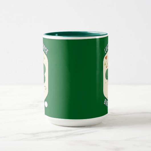 Good Luck Shamrock St Patrick’s Day - caneca マグカップ (中央)