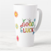 Good Luck Sunshine Mug Sticker – Bright, Cheerful  カフェラテマグ (右アングル)