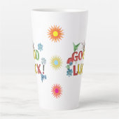 Good Luck Sunshine Mug Sticker – Bright, Cheerful  カフェラテマグ (正面)