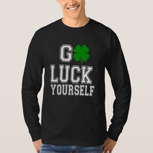 Good Luck Yourself Green C Saint Patrick's Day Tシャツ (正面)