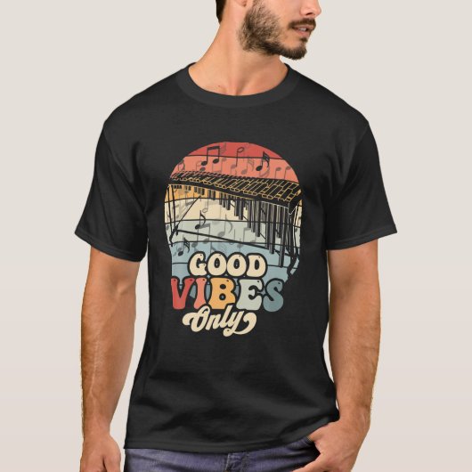 Good MarimbaプレーヤーVibesのみVibraphoneマーチング Tシャツ (正面)