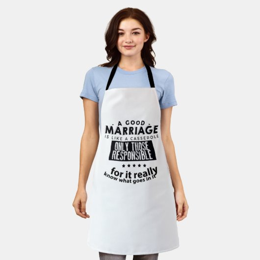 Good Marriage is Like a Casserole  エプロン (着用した状態)