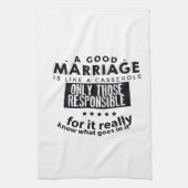 Good Marriage is Like a Casserole  キッチンタオル (縦)