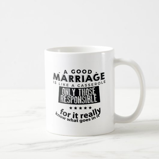 Good Marriage is Like a Casserole  コーヒーマグカップ (右)