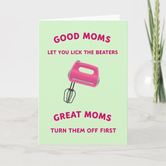 Good Moms Baking Card カード (正面)