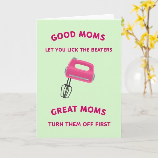 Good Moms Baking Card カード (黄色い花)
