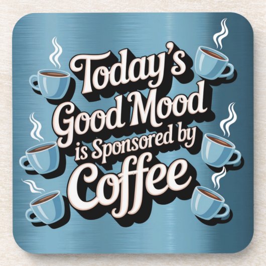 Good Mood Sponsored Blue Coaster Set コースター (正面)