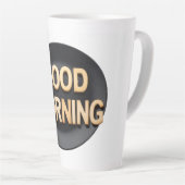 Good morning カフェラテマグ (右アングル)