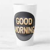 Good morning カフェラテマグ (正面)