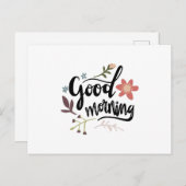 Good morning ポストカード (正面/裏面)