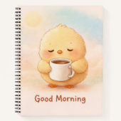 Good Morning Alma Chick Cute Journal Notebook ノートブック (正面)