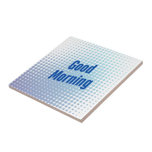 Good Morning Blue Dots タイル (側面)