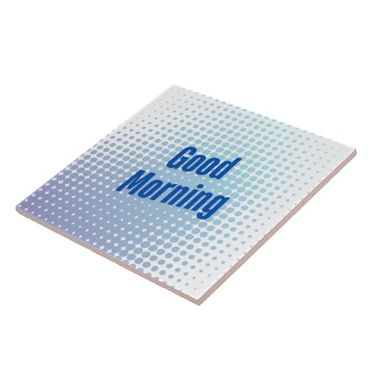 Good Morning Blue Dots タイル (側面)