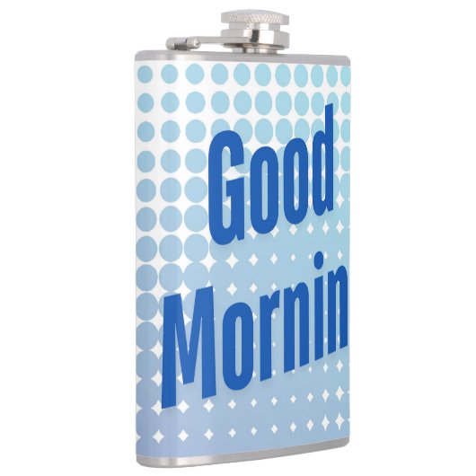Good Morning Blue Dots フラスク (右)