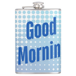 Good Morning Blue Dots フラスク