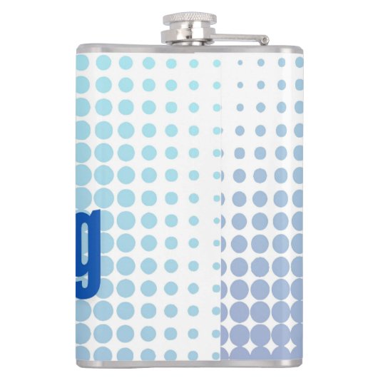 Good Morning Blue Dots フラスク (裏面)