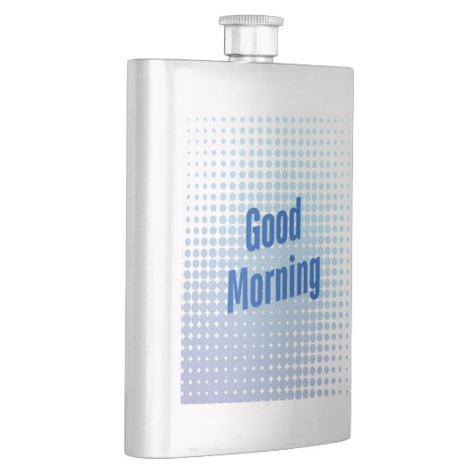 Good Morning Blue Dots フラスク (右)