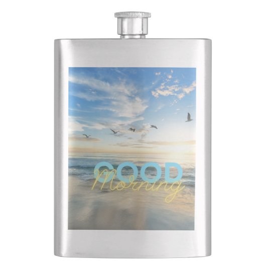 Good Morning Blue Sky フラスク (正面)