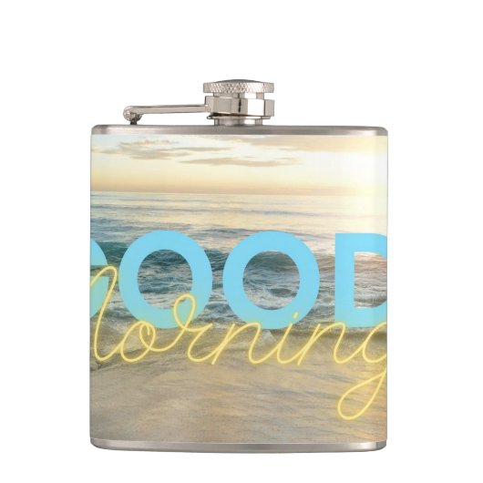Good Morning Blue Sky フラスク (正面)