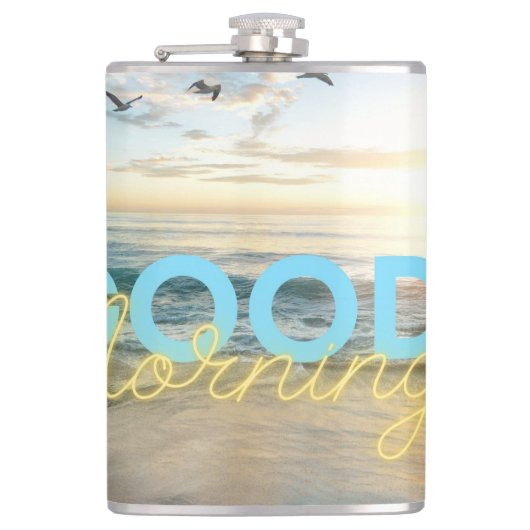 Good Morning Blue Sky フラスク (正面)
