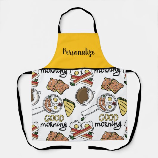 Good Morning Breakfast Apron エプロン (正面)
