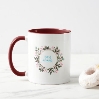 good morning cermic mug for tea &coffee マグカップ