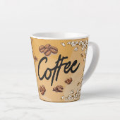 good morning coffee カフェラテマグ (右アングル)