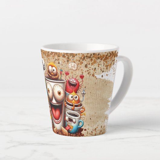 good morning coffee カフェラテマグ (右アングル)