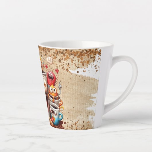 good morning coffee カフェラテマグ (右)