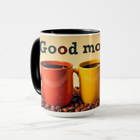 Good Morning coffee cups, マグカップ (正面左)