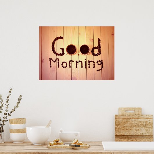 Good Morning Coffee Lovers ポスター (キッチン)