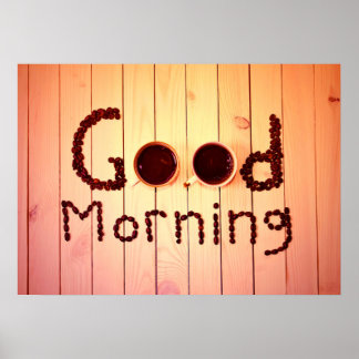 Good Morning Coffee Lovers ポスター