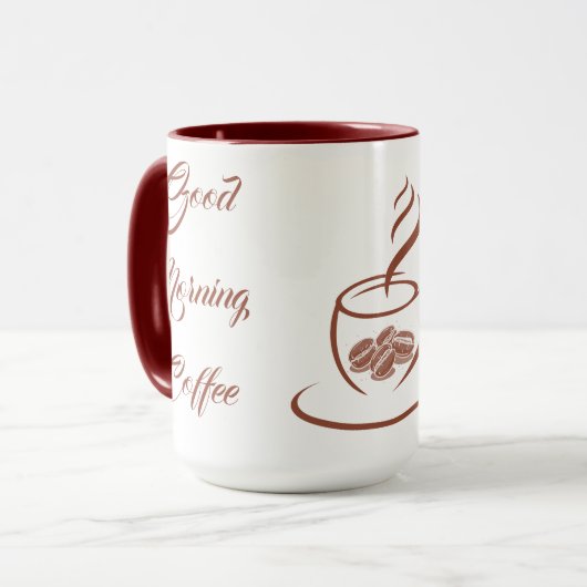 Good Morning Coffee Mug マグカップ (正面左)
