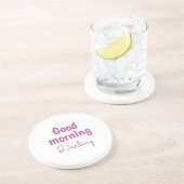 Good Morning Darling Sandstone Coaster コースター (側面)