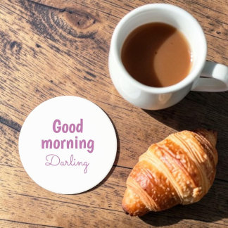 Good Morning Darling Sandstone Coaster コースター