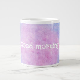 Good Morning! | Dreamy Clouds Kids Art Jumbo Mug ジャンボコーヒーマグカップ