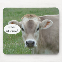 Good Morning from your Local Jersey Cow マウスパッド