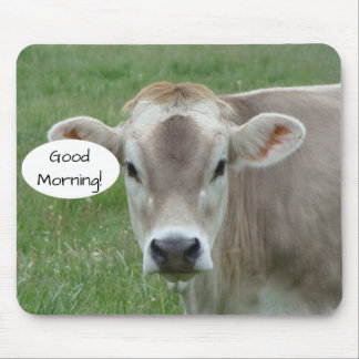 Good Morning from your Local Jersey Cow マウスパッド