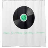 Good Morning – Good Morning – smiling face シャワーカーテン (正面)