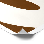 Good Morning Good Night Islamic Wall Art Brown  ポスター (角)