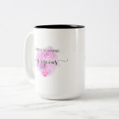 Good Morning Gorgeous Mug Anniversary Gift for her ツートーンマグカップ (正面左)