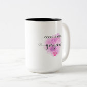 Good Morning Gorgeous Mug Anniversary Gift for her ツートーンマグカップ (正面右)