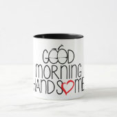Good Morning Handsome - Coffee Mug マグカップ (中央)