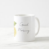 Good Morning Lemons コーヒーマグカップ (正面右)