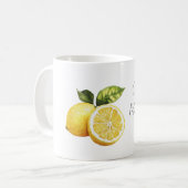 Good Morning Lemons コーヒーマグカップ (正面左)