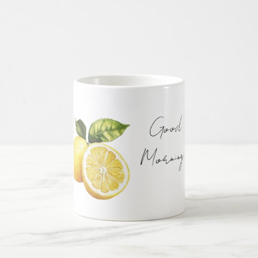 Good Morning Lemons コーヒーマグカップ (中央)