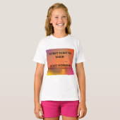 GOOD MORNING MESSAGE Tシャツ (正面フル)