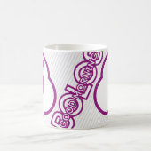 Good Morning Moulos - Violet コーヒーマグカップ (中央)