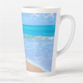 Good Morning Ocean Blue Water Tall Latte Mug カフェラテマグ (右)